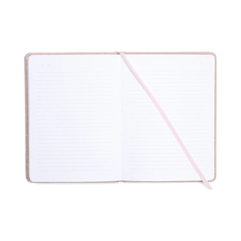 Think Ink Soft Pink Waves Journal - 6” X 8", 192 Lined Pages, THINK INK PINK WAVE JRN 5.75X7.75" 192PG