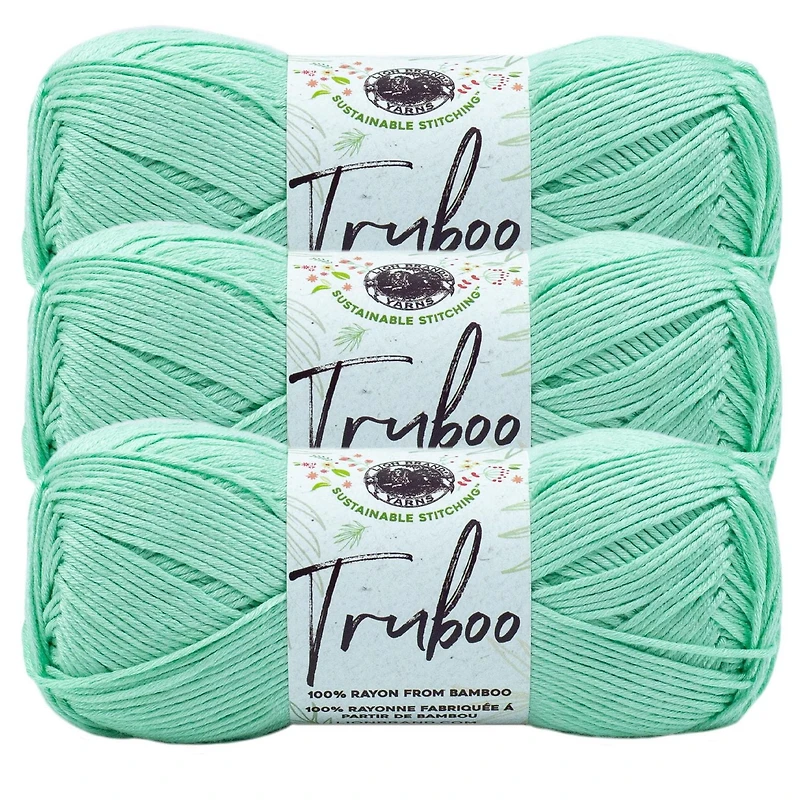 Lion Brand Truboo Yarn Thistle #3 Light/DK weight Bamboo yarn
