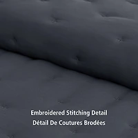 Mainstays 3-Piece Comforter Set, Greystone, Double Queen, Double Queen
