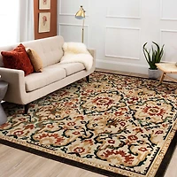 Mohawk Home Gwydrin Cream Polyester Area Rug