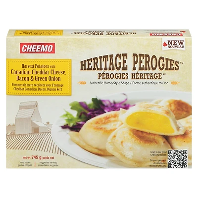 Pommes de terre récoltées avec Fromage Cheddar Canadien, Bacon, Oignon Vert vraie pomme de terre et vrai fromage, bacon et oignon