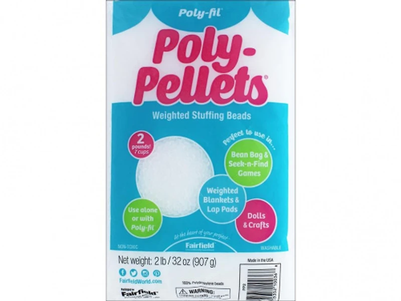 FAIRFIELD Poly Pellets®, Weighted Stuffing, 900g (32 oz) Bag