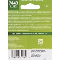 Philips 7443 LongerLife Miniature , Pack of 2