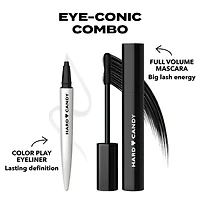 Hard Candy Color Liquid Eyeliner w Lash Boost Serum, Métallique Metallic, 4,14 ml