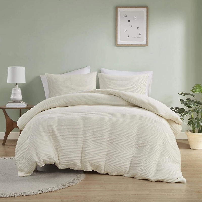 Home Essence Finley 3 Piece Duvet Cover Set