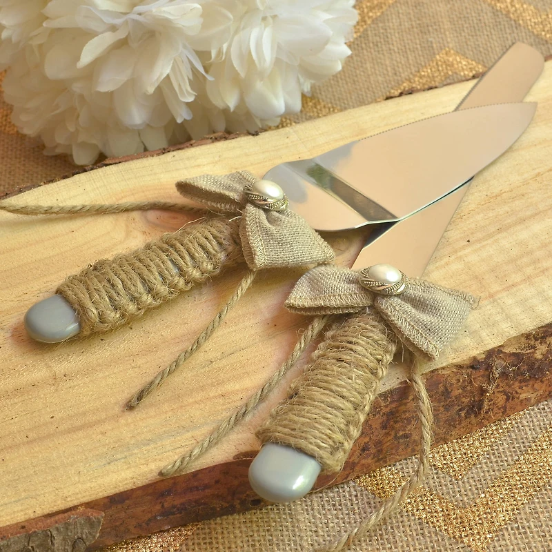 Gartner Studios Rustic Cake Serving Set