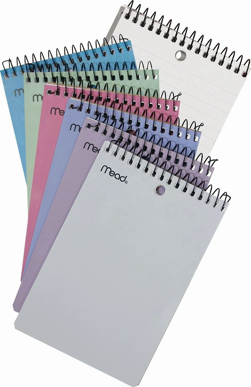 Carnet de notes en poly Mead, 4 x 6, 75ct Carnet de notes en poly