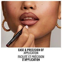Rimmel Crayon à lèvres automatique Lasting Finish Exaggerate, crémeux, mélange de cire, silicone volatil et vitamines (E,C), 100% Sans Cruauté Crayon à lèvres longue tenue