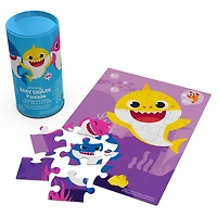 Baby Shark, Puzzle dans un tube, pour familles et enfants à partir de 4 ans