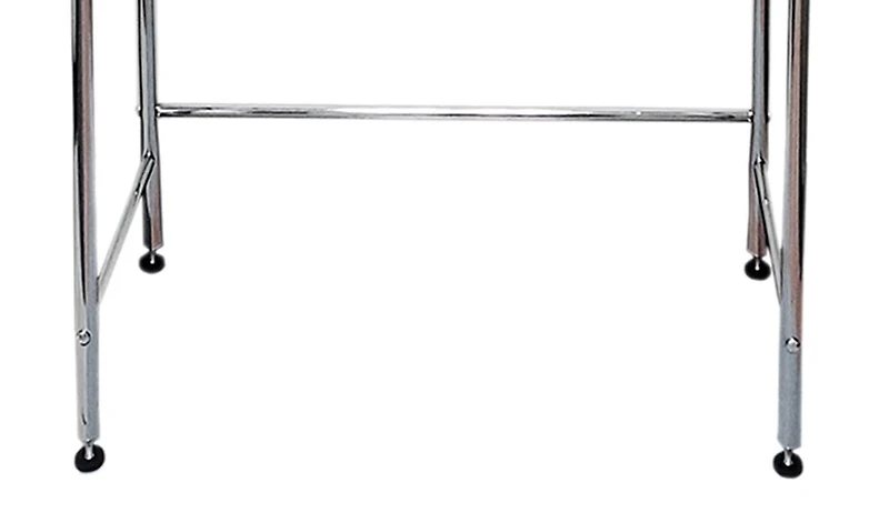 Era Nautical Over the Toilet Space Saver and Organizer, Chrome, 25x68.70in, 25in x 68.70in,