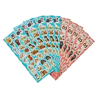 Stickerfitti Puppies Value Pack Stickers, 300 Stickers, Puppy Stickers