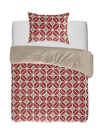 Gouchee Home Impression géométrique Komet Ensemble de housse de couette en coton