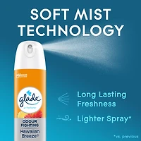 Glade® purificateur d’air et éliminateur d’odeurs en aérosol, brise exotique