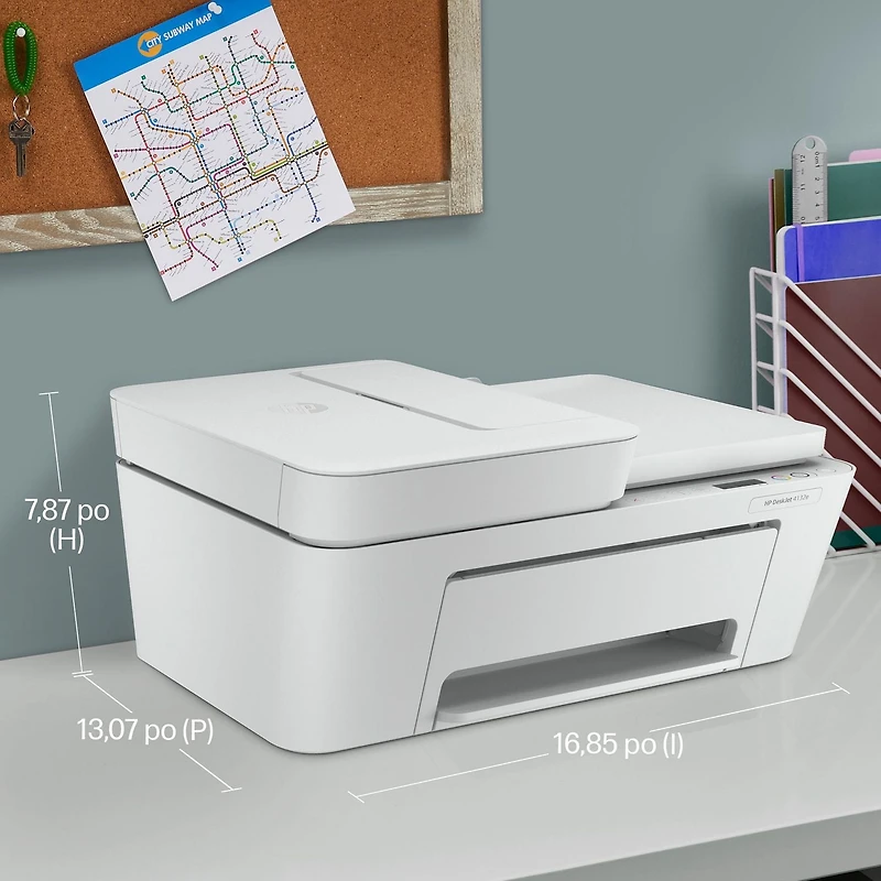HP DeskJet 4132e Wireless All-in-One Inkjet Printer with 3 months of Instant Ink Included with HP+, DeskJet 4132e All-in-One Printer