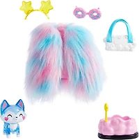 ​Barbie Extra Pet & Fashion Pack with 6 Pieces Including Pet Husky Puppy, Pet Accessories & Fashion Pieces for Barbie Doll, Gift for Kids 3 Years Old & Up
