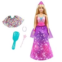 ​Barbie Dreamtopia 2-in-1 Royal to Mermaid Fashion Transformation Doll Blond