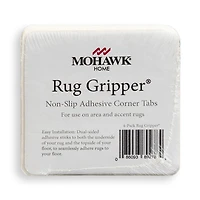Mohawk Home Rug Corner Gripper Rug Pad, 16 Piece Set, White, 0' 4" x 0' 4"