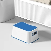 MS KIDS BLUE/WHITE STOOL, KIDS  STOOL