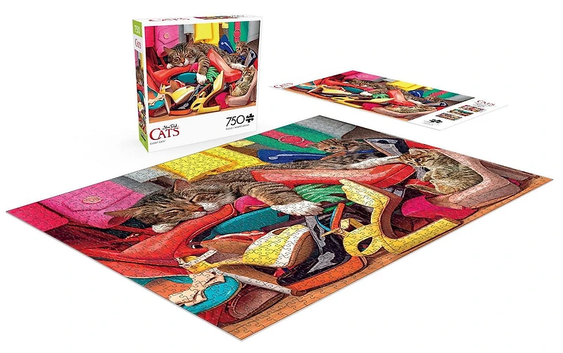 Buffalo Games - Steve Read - Closet Cats - 750 Piece Jigsaw Puzzle