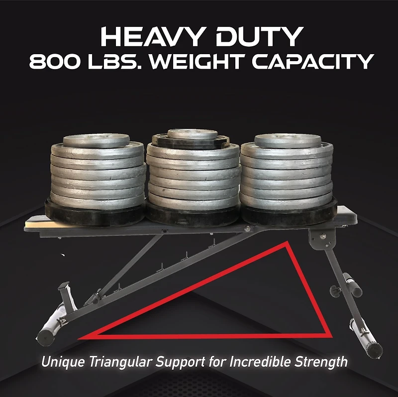 Banc de musculation Super Max 1000 de Fitness Reality à capacité de 800 lb et 12 positions