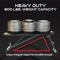 Banc de musculation Super Max 1000 de Fitness Reality à capacité de 800 lb et 12 positions