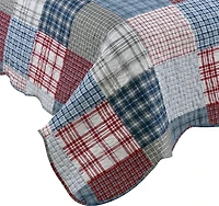 Marina Decoration Couvre-lit imprimé riche, couvre-lit ultra doux pour l'été, ensemble de literie avec taie d'oreiller matelassée