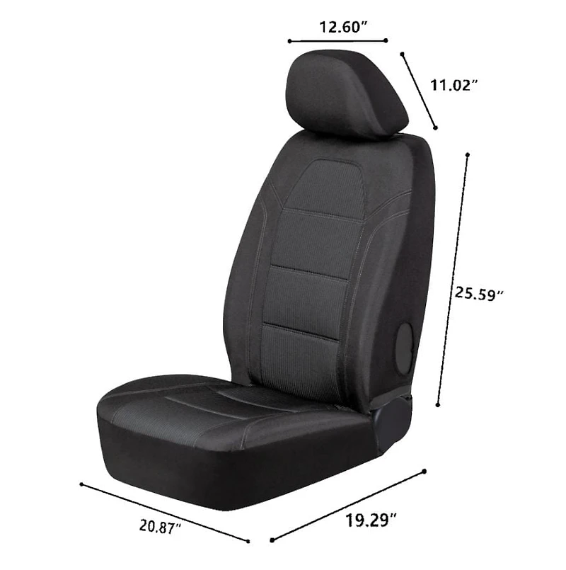 Auto Drive 2-piece Santos Heavy Duty Truck Seat Cover, Made for Truck design