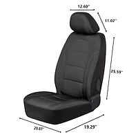 Auto Drive 2-piece Santos Heavy Duty Truck Seat Cover, Made for Truck design