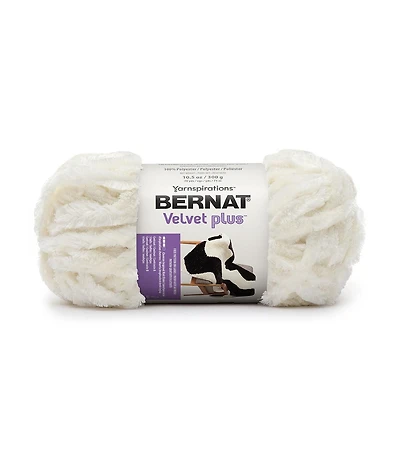 Bernat® Fil Velvet Plus™, Polyester #6 Super Volumineux, 10,5 Oz/300 G