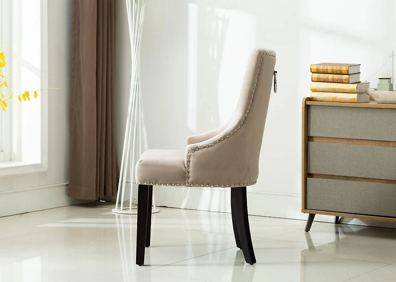 Pansy Set Of Two Accent Chairs-Grey