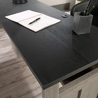 Sauder August Hill L-Desk in Mystic Oak Finish