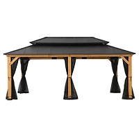 Sunjoy Mosquito Netting for 12 ft. ×20 ft. Gazebos