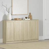 South Shore Arum Set of 2 Sideboards with Shelves