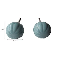 IH Casa Decor Decorative Ceramic Knob Set Of 2 Teal - Set of 3