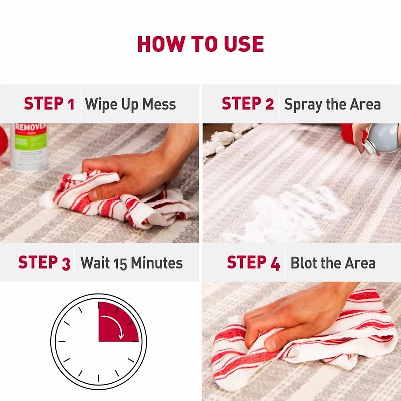 Nature's Miracle Éliminateur de taches et d’odeurs de chat en mousse, Formule de contrôle des odeurs, aérosol 496g Aérosol