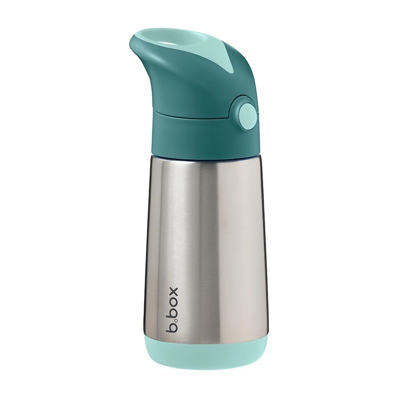 b.box - 12 oz Insulated Water Bottle: Keeps Drinks Cold up to 8 Hours, Warm up to 6 Hours. Double Wall Stainless Steel Bottle.