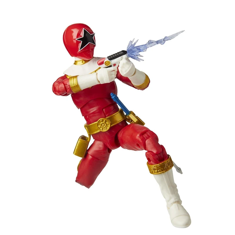 Power Rangers Lightning Collection Zeo, figurine de collection haut de gamme de 15 cm du Ranger rouge, avec accessoires