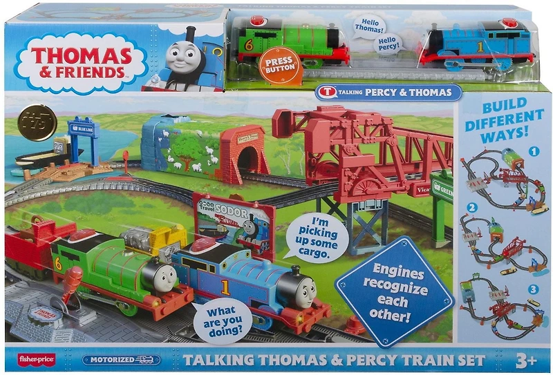 Thomas & Friends Talking Thomas & Percy Train Set - English Edition
