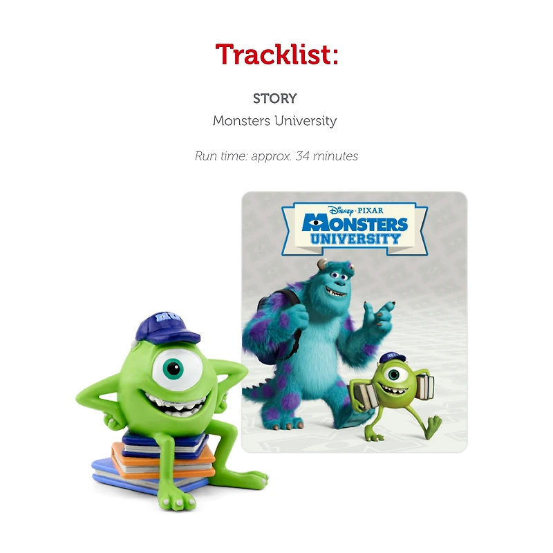 tonies Disney Pixar L'Université des Monstres Figurine Audio (Anglais)
