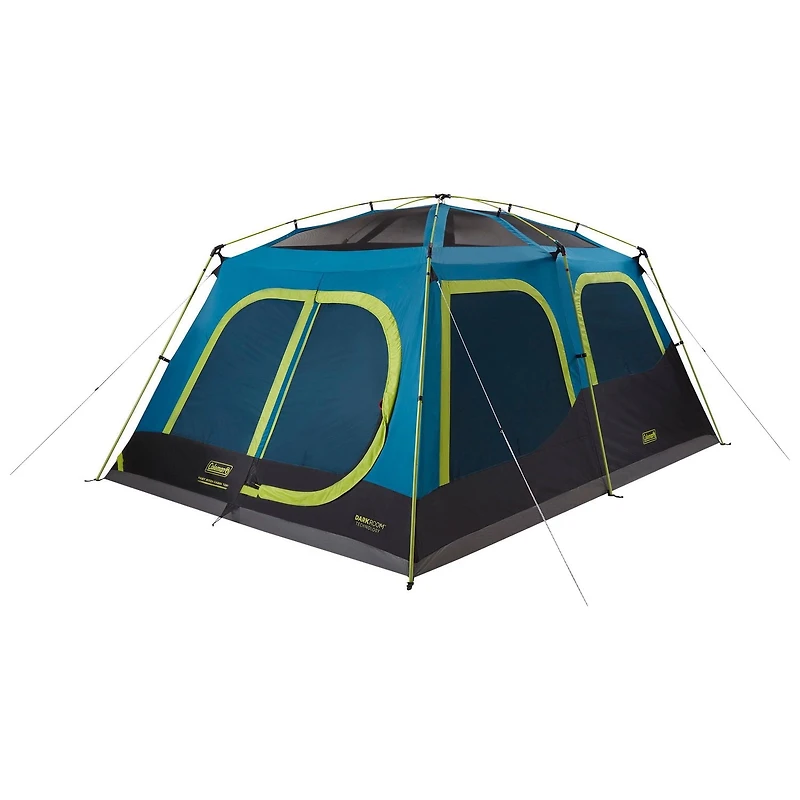 Tente de Camping Coleman Dark Room pour 10 personnes, Bleu