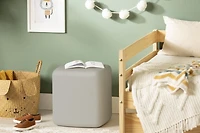 Table de chevet pour Enfants, fini Greige, collection Sweedi de Meubles South Shore