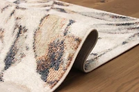 ECARPET Rosette Tapis Contemporain / Moderne pour Salon, Chambre, Salle A Manger, Entrée, Couloir et Plus Encore.
