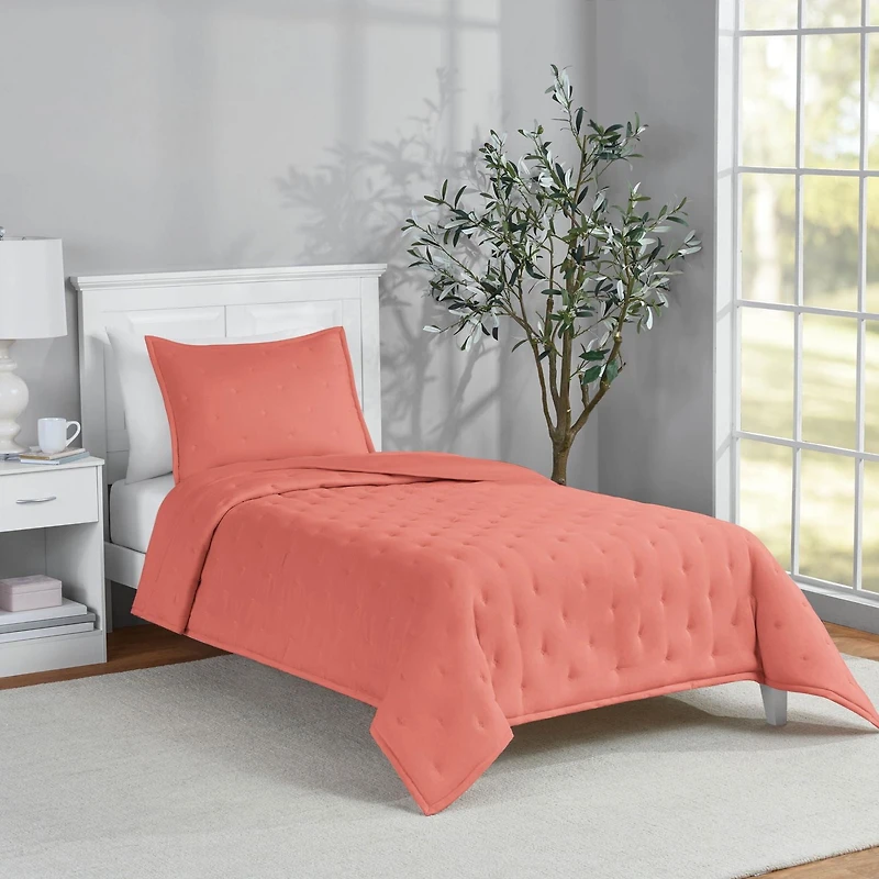 Ensemble de couette 2 pièces Mainstays, Terracotta Dream, lit simple Double