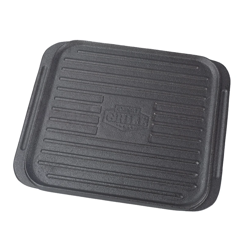 Expert Grill noir fonte double face Grill Topper,Lavage à la main