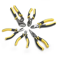 WorkPro Pliers Set - 6 Piece, Non-slip TPR handle