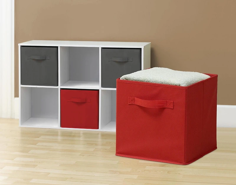 Panier de rangement en tissu Mainstays - Pliable, idéal pour la chambre d'enfant, la salle de jeux