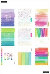 The Happy Planner Classic Shine Bright 18 Month Planner, July 2021 - December 2022, THP Shine Bright 18Mo Plnr