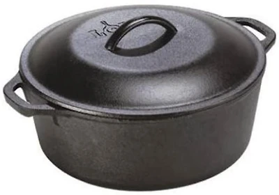 Lodge Cast Iron Dutch Oven, 5 quart.