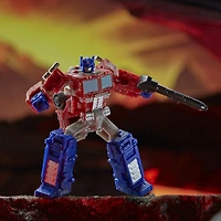 Transformers Generations War for Cybertron : Kingdom, figurine WFC-K1 Optimus Prime classe Origine, pour enfants, à partir de 8 ans, 8,5 cm