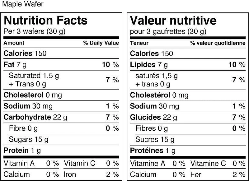 Voortman Maple Wafers